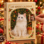 Cat Advent Calendar – 24 Acrylic Ornaments